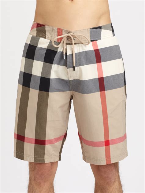 burberry mens swim trunks discount|men's burberry swimwear sale.